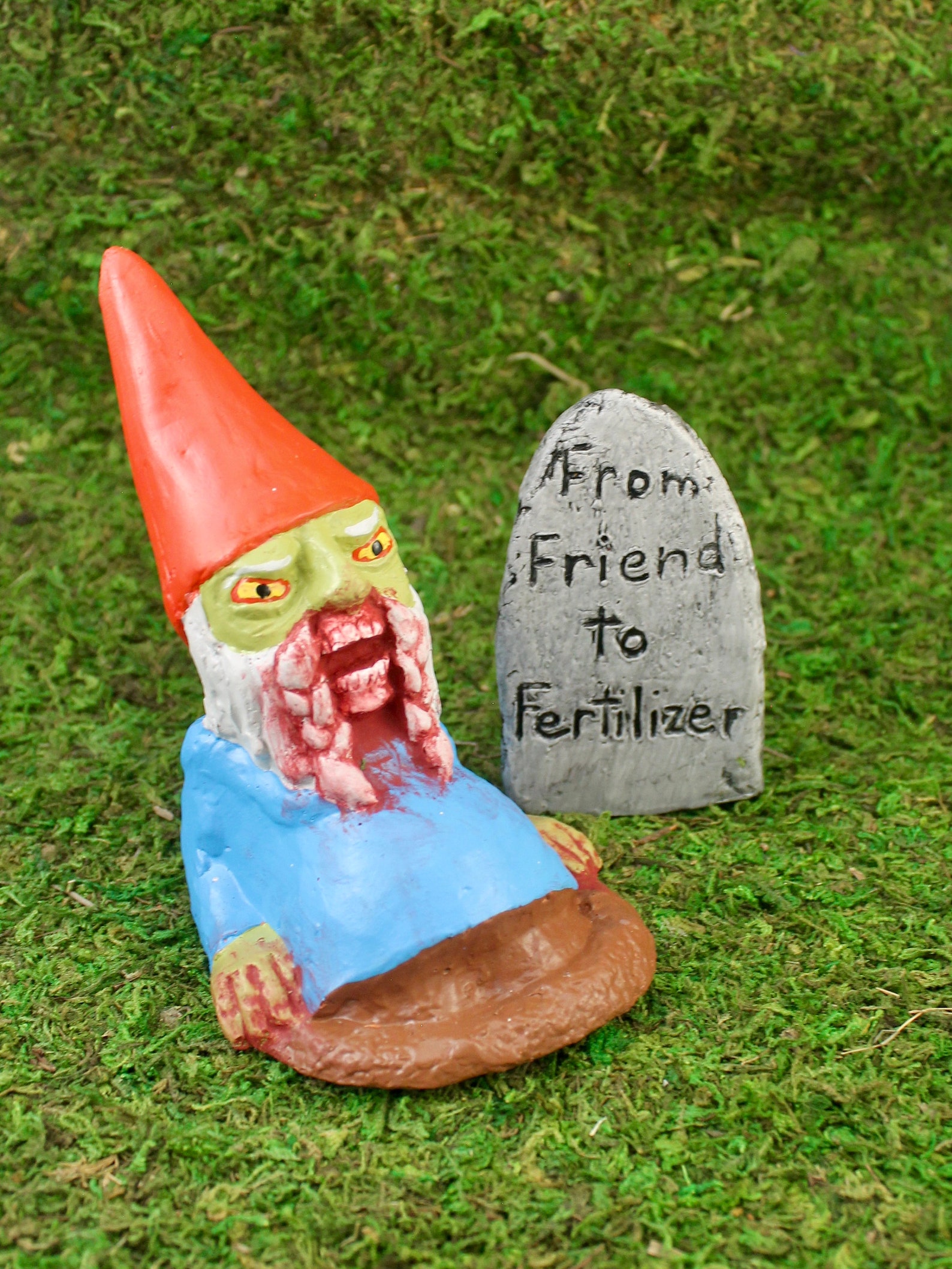 Zombie Gnomes Graves of the Garden Gnomes Etsy