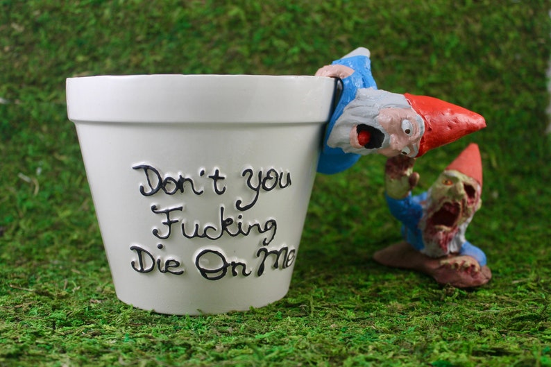 Zombie Gnomes: Don't You F'ing Die On Me Set image 1