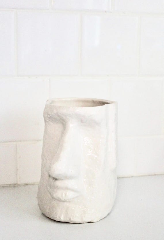 Easter Island Head Planter Etsy