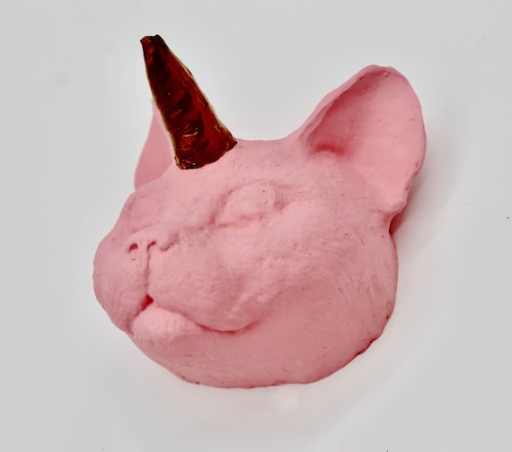 Pink Cat Unicorn Wall Art