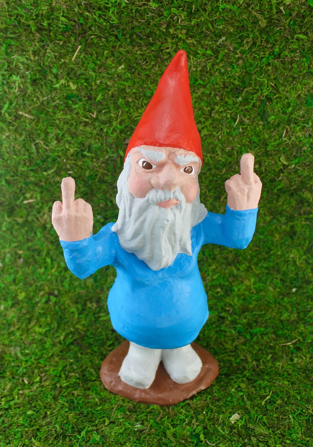 Large Zombie Gnomes: Double Bird Tim - Etsy