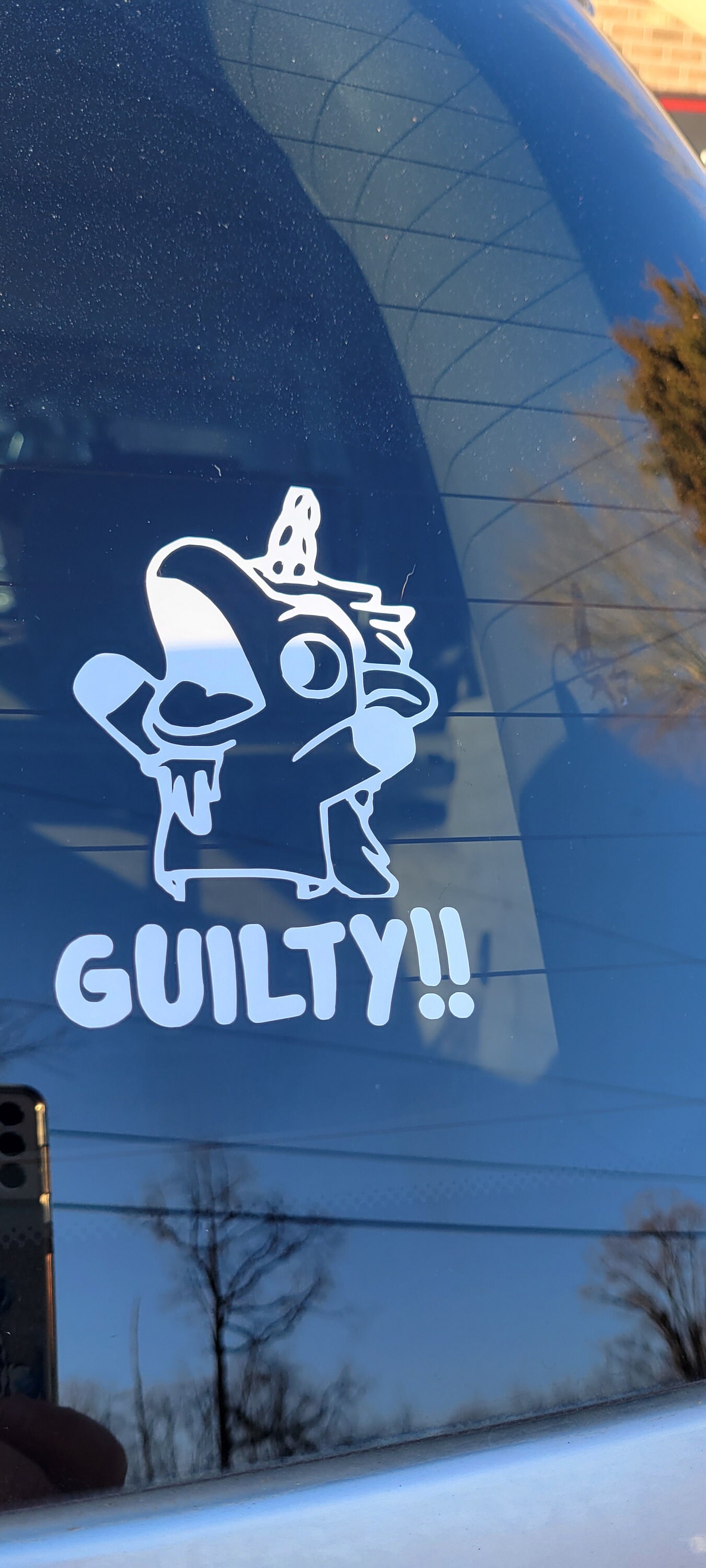 Guilty Vinyl Sticker - Any Color - Etsy