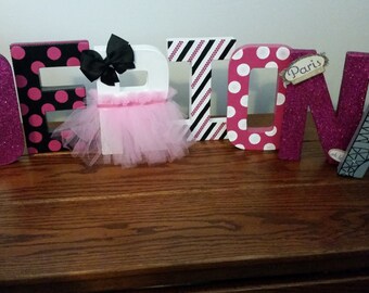 Handpainted Names - Any Color Combination - Up to 5 letters