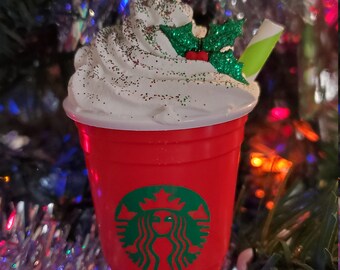 Mini Holiday Latte/Cocoa Cup Ornaments