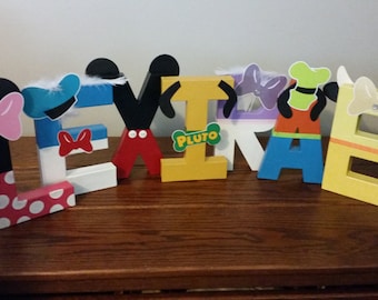 Personalized Mickey Clubhouse Inspired Name