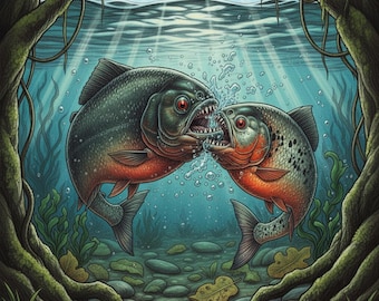Kampf um den Piranha-Thron: Schwarzer Piranha vs San Francisco Piranha