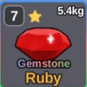 Mutated Gemstone Ruby - Diamond Rod Mission - Fish it
