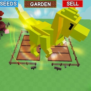 Huge Nightmare RBH Dilophosaurus 61kg - grow a garden pet