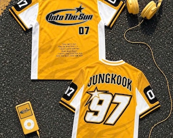 Camiseta de fútbol de grupo de Kpop inspirada en los fans, Bang Tan Arirang World Tour Concert Fan Meeting, camiseta Bangtan Jungkook Into The Sun