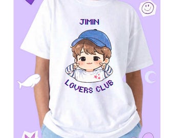 Arirang Shirt Outfit For Army, Jimin Chibi Kpop Concert World Tour Fanmade Gift, Kpop Oversized Jersey