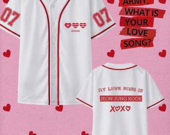 Koszulka baseballowa Bang Tan, strój Arirang dla żołnierzy, światowa trasa koncertowa K-popu, luźny krój Jungkooka