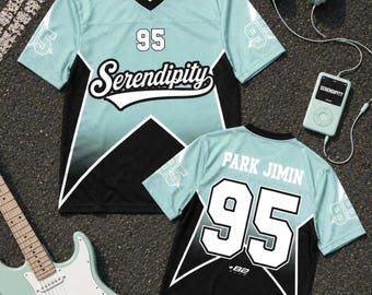 Camiseta de fútbol de grupo de Kpop inspirada en los fans, Bang Tan Arirang World Tour Concert Fan Meeting, camiseta de Bangtan Jimin Serendipity