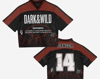 Mörk & Vild Fara Jerseytröja, Kpop Fan Outfit, Kpop Konsert Världsturné Oversized Passform