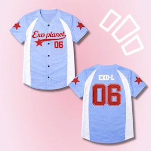 Exo Baseball Jersey - Etsy