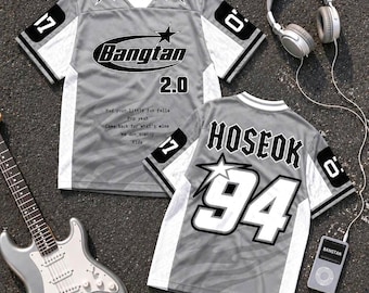 Traje de camiseta de fútbol para fanático de Bangtan, Concierto de la gira mundial de Arirang, camiseta de Bangtan Namjoon Jin Yoongi Hoseok Jimin Taehyung Jungkook