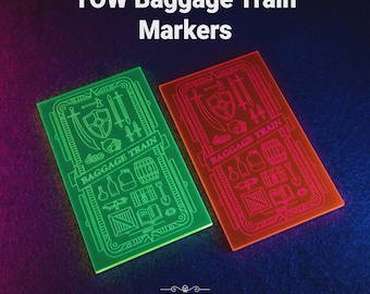 TOW Baggage Train Markers. Compatible with Warhammer The Old World