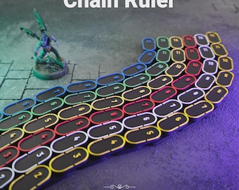 Flexible Chain Ruler. Terrain-Aware Measurement Tool for Wargaming (3"–12")