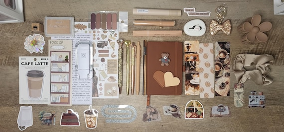 Coffee Themed Bookish Bundles for book lovers, coffee lovers, and stationery lovers.