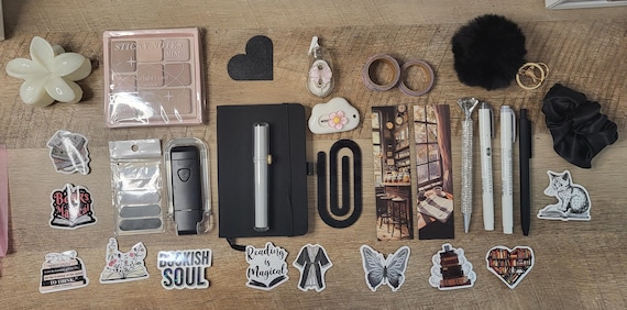 Black Bookish Bundles for the book lovers, the stationery lovers, and those who love journaling!