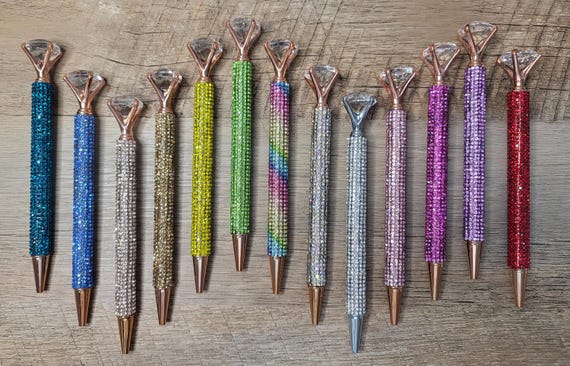Luxe Rhinestone Pen for Bookish Stationery Lovers