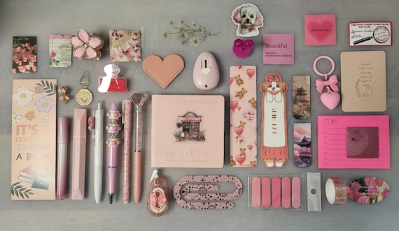 Beautiful Aesthetic Bookish Bundles for book lovers, stationery lovers, and for those who love to journal!