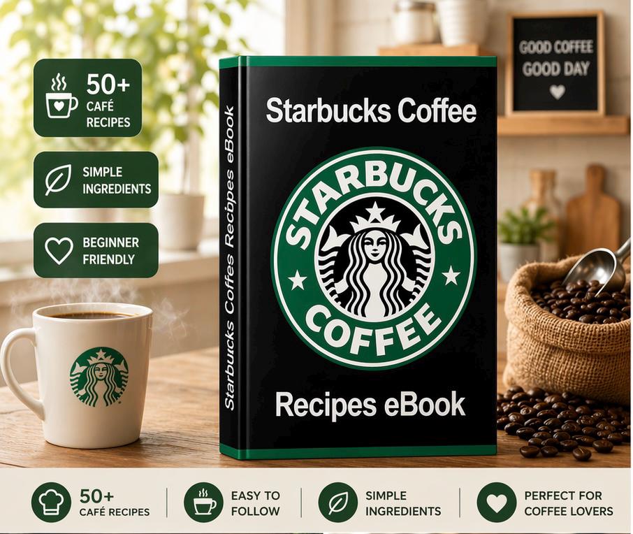 ★STARBUCKS スターバックス／ 超レアなレシピ集（洋書）／2冊セットで★ Starbucks Recipe Book - Etsy
