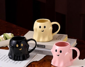 en céramique drôle de fantôme d'Halloween | Tasse à café effrayante