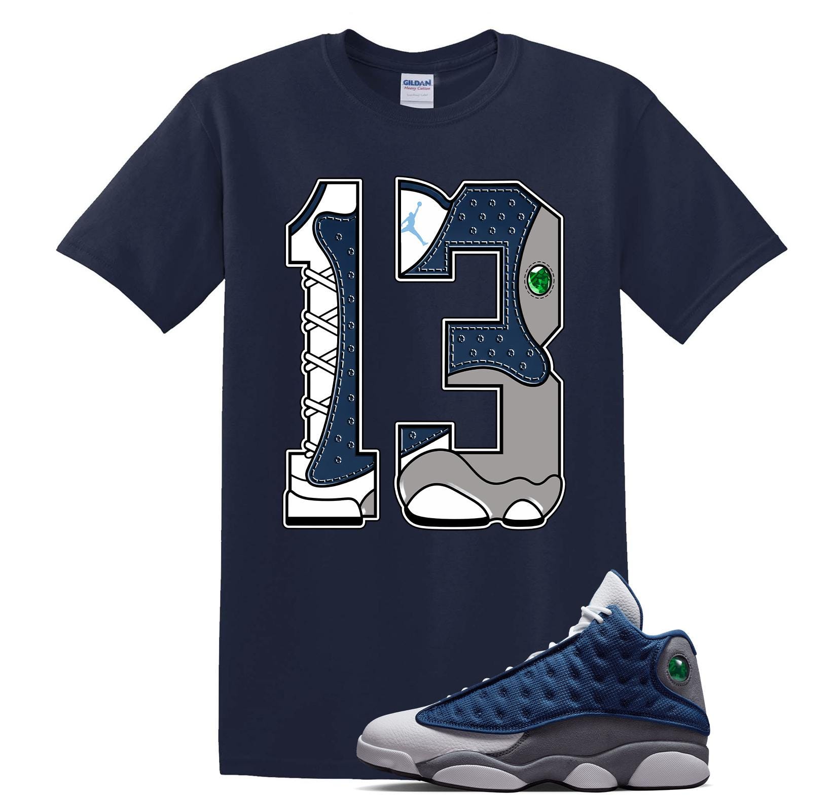 13 flint jordan retro 13 t shirt