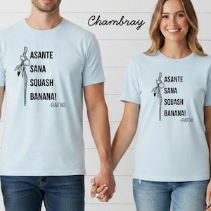 Asante Sana Squash Banana Shirt, Lion King Rafiki Quote Tee, Comfort Colors 1717