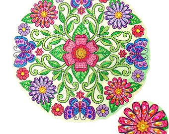 Adorno colgante navideño de pintura de diamantes, decoración festiva para la puerta.