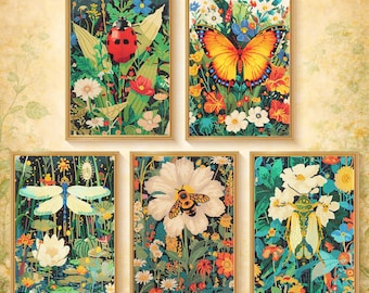 Floral Diamond Painting Kit – Mixed Drill 5D Art on Velvet, 12x16
