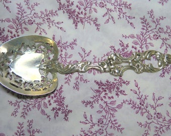 Vintage Sterling Serving Spoon