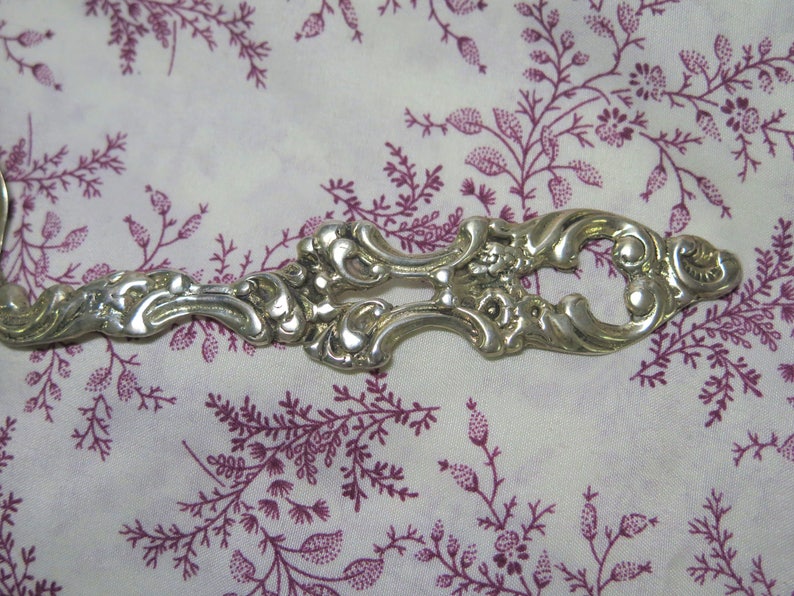 Vintage Sterling Serving Spoon