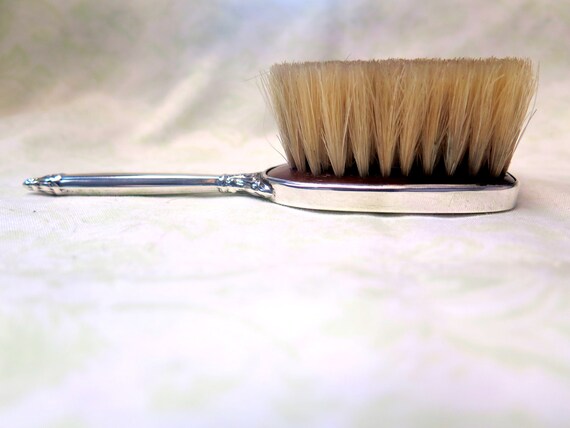 Antique Sterling Silver Hair Brush Etsy