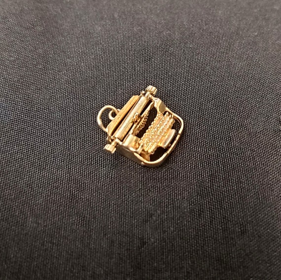 14k Typewriter Charm - image 1