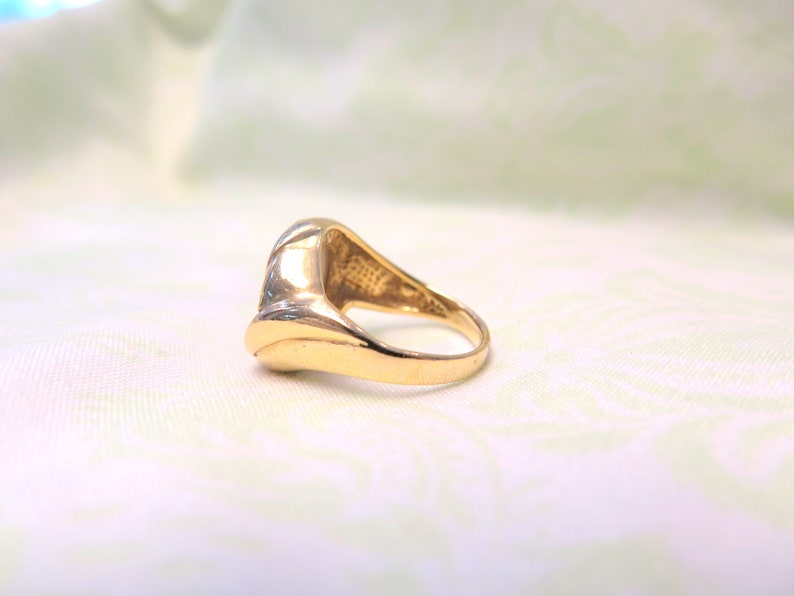 14k Gold Baroque Pearl Statement Ring