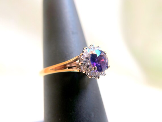 14k Victorian Amethyst Ring