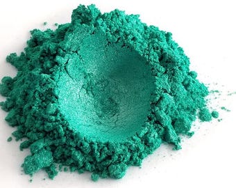 Mermaid Green Mica Powder: Cosmetic Grade Pearlescent Pigment