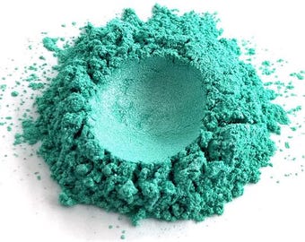 Seafoam Green Mica Powder: Mint Green Cosmetic Grade Pearlescent Pigment