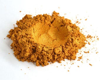 Gold Rush Mica Powder: Cosmetic Grade Pearlescent Pigment