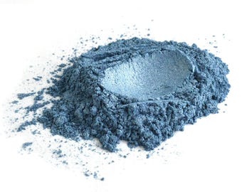 Denim Blue Mica Powder: Cosmetic Grade Pearlescent Pigment