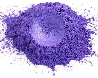 Polvere di mica Lilac Storm: pigmento perlescente di qualità cosmetica lilla luminoso