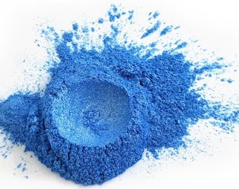 Ocean Blue Mica Powder: Cosmetic Grade Pearlescent Pigment