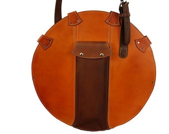 All Leather Cymbal Carrying Case