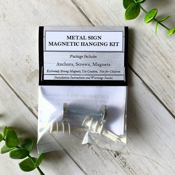 Hanging Metal Sign Etsy