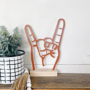 Texas Longhorns Hand Sign | Collegiate Hand Gesture | Hook 'em Horns Symbol | University of Texas Sign Language | Texas Fan Gift