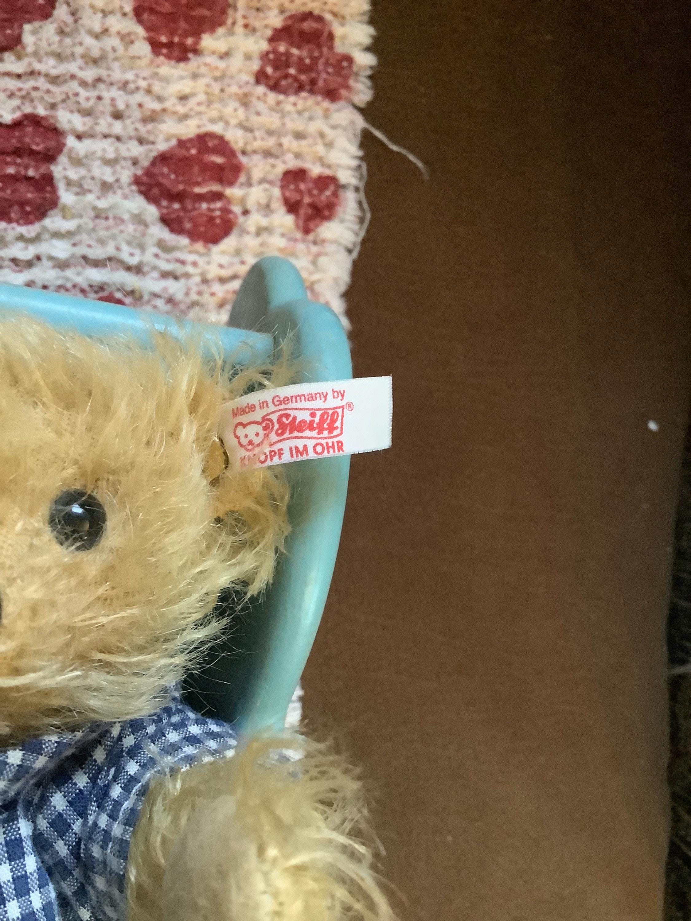 Steiff with cloud cradle 2002 シュタイフ　ベア Vintage Steiff “teddy Bear With Cloudy Cradle” Limited