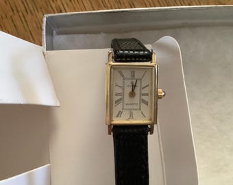 Cyme 14k gold watch - Cyme ladies wrist watch - Cyma Quartz Watch