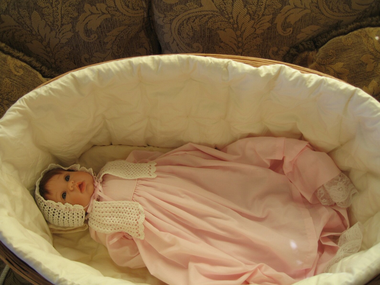 Moses Basket Oak Hanging Crib or Etsy