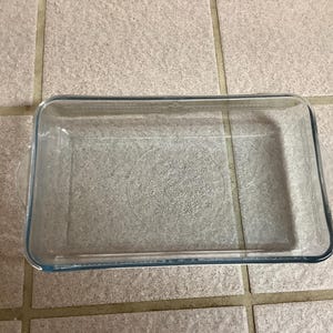 Fire King Sapphire Blue Roast Pan. Philbe Pattern